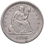 U.S.A. - Quarto di dollaro - 1856 - AG Kr. ... 
