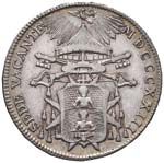 BOLOGNA - Sede Vacante (1823) - Mezzo scudo ... 