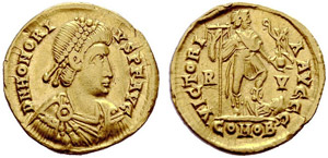 ROMAN EMPIRE  Honorius, 393-423. ... 