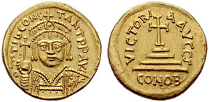BYZANTINE EMPIRE  Tiberius II ... 