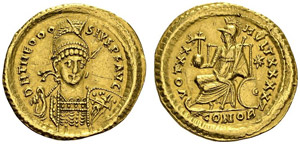 BYZANTINE EMPIRE. Theodosius II, ... 