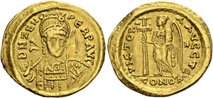 Zeno, first reign 474-475. Solidus ... 