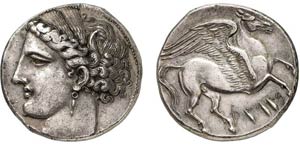 Zeugitania  - Carthage. 5 shekels, ... 