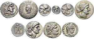 Lot of 13 coins: Macedon, ... 