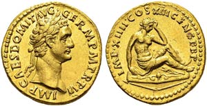 Domitian, 81-96. Aureus, 87, Roma. ... 