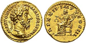 Marcus Aurelius, 161-180. Aureus, ... 