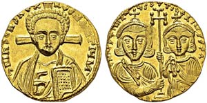 Justinian II, 705-711. Solidus, ... 