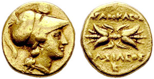 GREECE  Sicilia  Agathokles. Stater 305-289. ... 