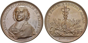 Genève / Genf. Médaille en bronze 1736, ... 