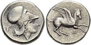 Epirus - Ambracia. Stater. AR. 8,31 g. XF