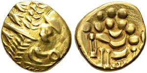Britain  - Durotriges. Gold stater, ca. ... 