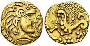Gaul  - Parisii. Gold stater, ca. 100-50 BC. ... 