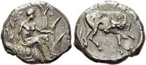 Crete  - Gortyna. Silver stater, ca. 320-270 ... 