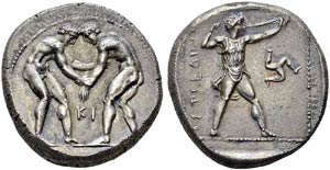 Pamphylia  - Aspendos. Silver stater, ca. ... 