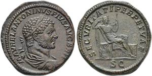 Caracalla, 211-217. Sestertius, 210-213, ... 