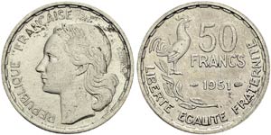 IVème République, 1946-1958. 50 Francs ... 