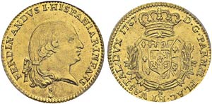 Parma  - Ferdinand I, 1765-1802. Doppia 1787 ... 