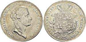 Stanislas II, 1764-1795. Thaler 1788 EB, ... 