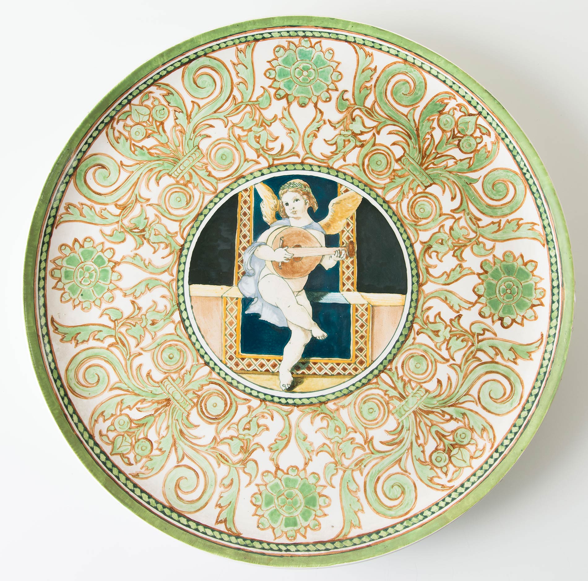 S. C. Richard, Coppia di piatti in ceramica ... - Gregory's Casa d'Aste ...