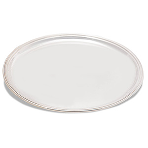 Circular  silver dish. Hallmarks:  ... 