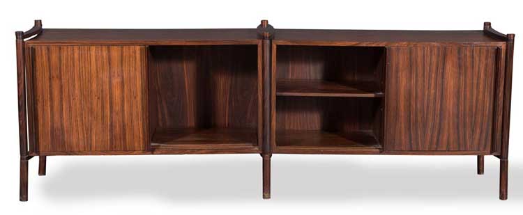Credenza in palissandro, ... 