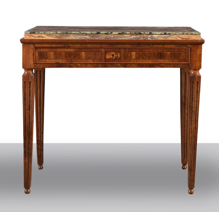 Tavolino Luigi XVI in massello di ... 
