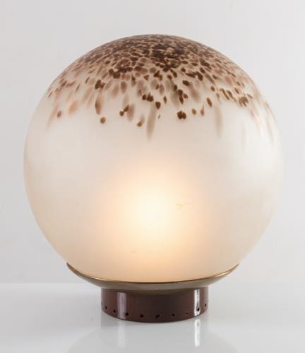 Grande lampada da tavolo sferica ... 