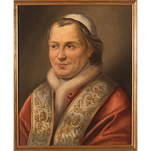 Pittore del XIX sec., “Ritratto di Papa ... 