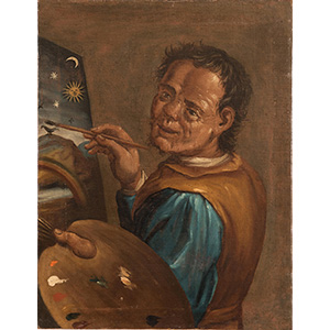 Pittore del XVII sec., “Ritratto di ... 
