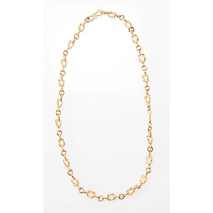 Yellow gold  necklace. Length cm 53.50, gr. ... 