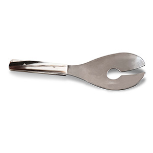 Cerfagli,  Silver and bone spoon. Hallmarks: ... 