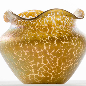 Loetz,  Iridescent glass vase. Austria, ... 