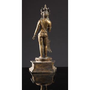 Figura di Buddha in bronzo ... 