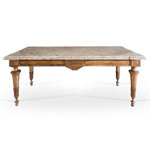 Grande tavolo di rappresentanza in legno ... 