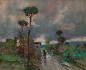 Giuseppe Casciaro (1863-1945), “Paesaggio ... 