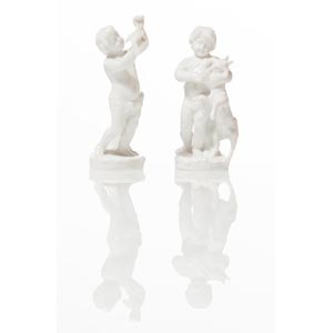 Ginori, Coppia di figurine in porcellana ... 
