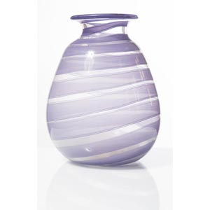 Grande vaso in vetro di Murano, XX sec.