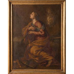 18th Century Painter,  “Santa Caterina da ... 