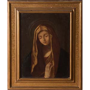 18th Century Painter, “Madonna con mani ... 