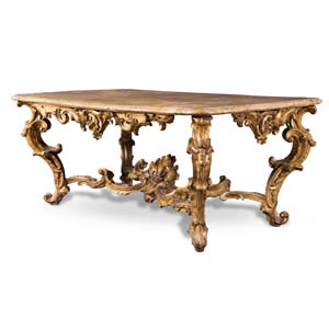 Elegante tavolo di rappresentanza in legno ... 