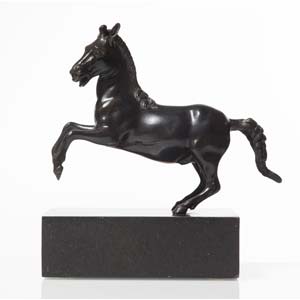 Bronze sculpture, Cavallo Rampante, 20th ... 