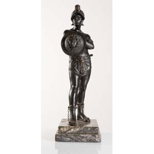Bronze sculpture, Figura classica, 20th ... 