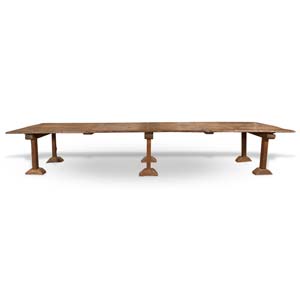 Grande “Tavolo Fratino” in legno di ... 