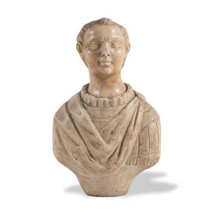 Busto in marmo raffigurante “Romano”, ... 