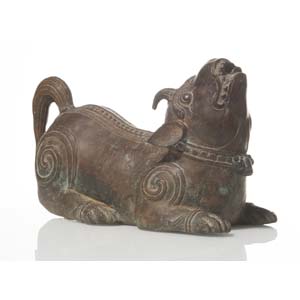 Bronze sculpture, “Pixiu”, China, Qing ... 