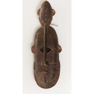 Dogon, Mali, Maschera da danza in legno con ... 