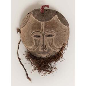 Igbo, Nigeria, Maschera in legno e paglia, ... 