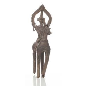 India, Gond, Sculture in bronzo rituali ... 