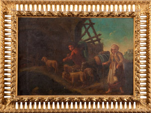 “Paesaggio con pastori e armenti”, ... 