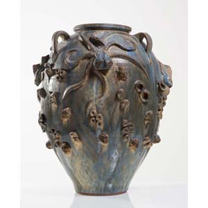 Vallauris, Grande vaso ad anfora in ceramica ... 